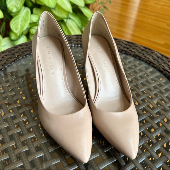 Kelly & Katie Sandals Elegant Nude Heels size 8 - Picture 7 of 7